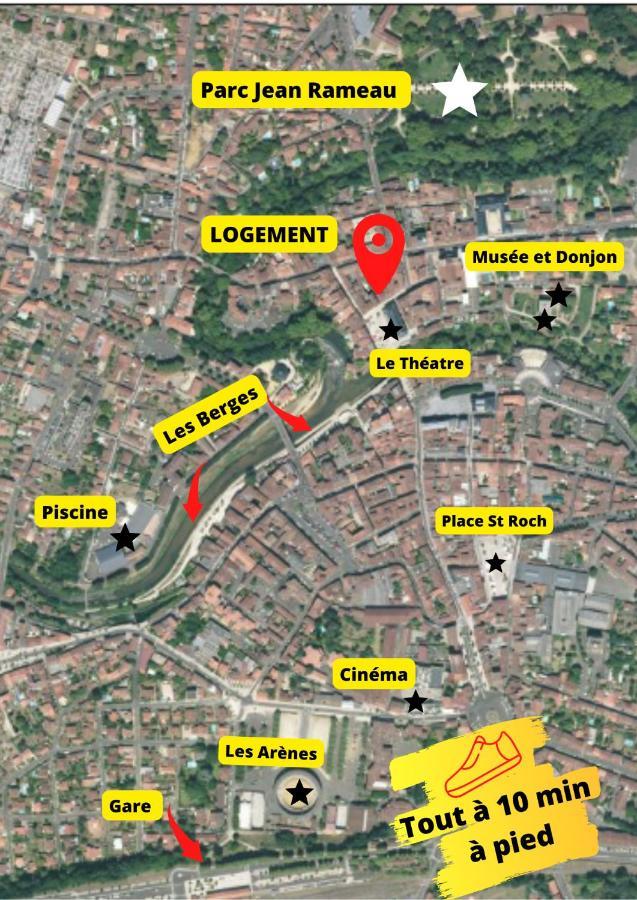 Le Wlerick 1 - Hyper Centre - Au Calme - Wifi Lejlighed Mont-de-Marsan Eksteriør billede